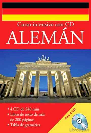 Descargar ebook CURSO INTENSIVO CON CD ALEMAN (INCLUYE 4 CDS)