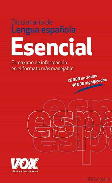 Descargar gratis ebook DICCIONARIO ESENCIAL DE LA LENGUA ESPAÑOLA en epub