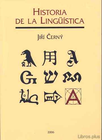 Descargar ebook gratis epub HISTORIA DE LA LINGÜISTICA de JIRI CERNY