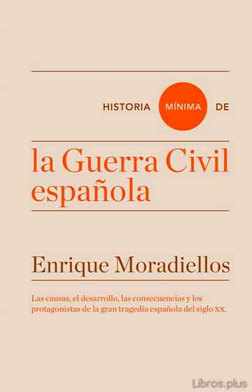 Descargar gratis ebook HISTORIA MINIMA DE LA GUERRA CIVIL ESPAÑOLA en epub
