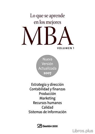 Descargar ebook LO QUE SE APRENDE EN LOS MEJORES MBA (T. 1)