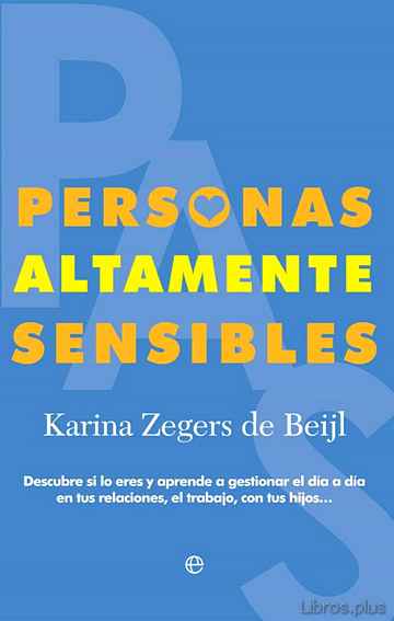 Descargar ebook gratis epub PERSONAS ALTAMENTE SENSIBLES de KARINA ZEGERS DE BEIJL